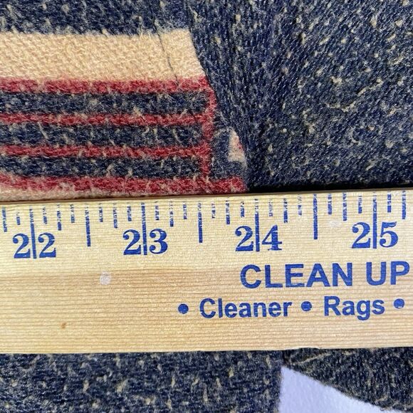 Orvis Southwest Aztec Button Outdoor Camp Shirt Large Blanket Shacket - Picture 13 of 14